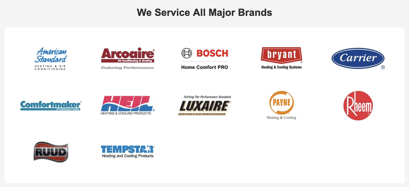 We Service All Major Brands